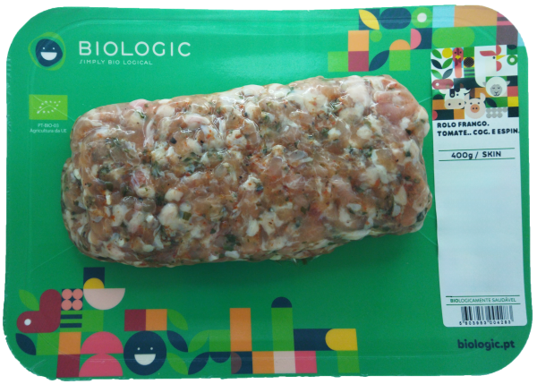 CHICKEN ROLL. TOMATO. COG. AND SPIN. BIO – SKIN - CONG - 400 G