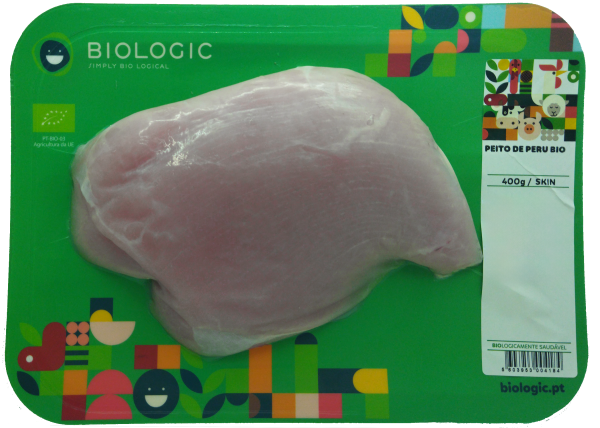TURKEY BREAST BIO – SKIN - FRESH - 400 G